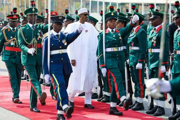 Buhari, Osinbajo, Saraki At Armed Forces Remembrance Day Celebrations In Abuja